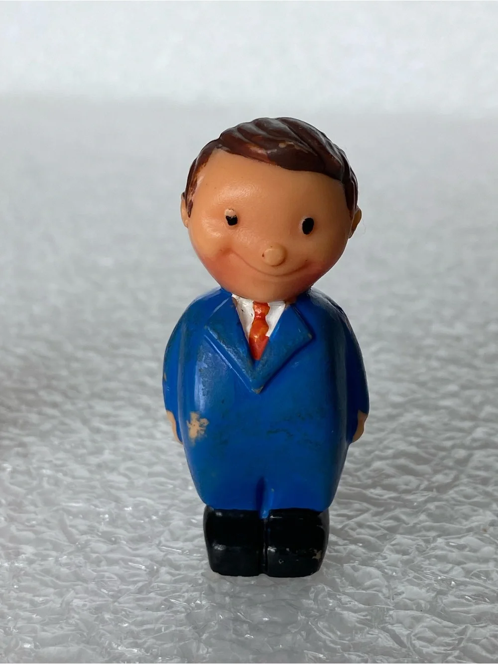 Set of 2 Vintage Samsonite Plastic Toy Figures Little People Made in Hong Kong